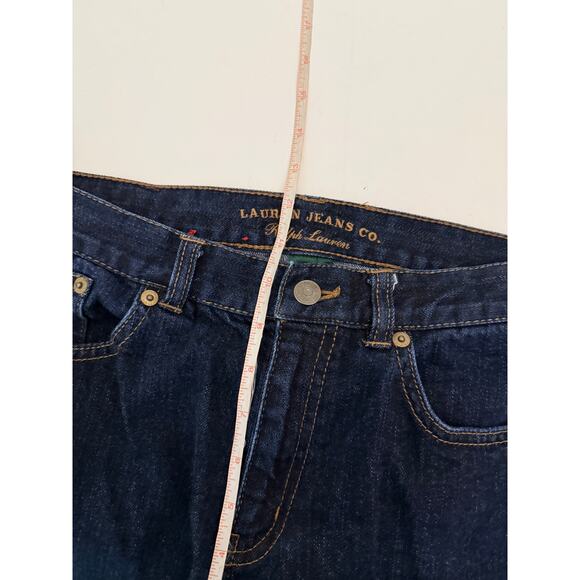 Ralph Lauren dark wash bootcut jeans - size 8 - Picture 7 of 9